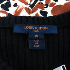 Louis Vuitton Wool Silk Blend Front Zip Long — view 6