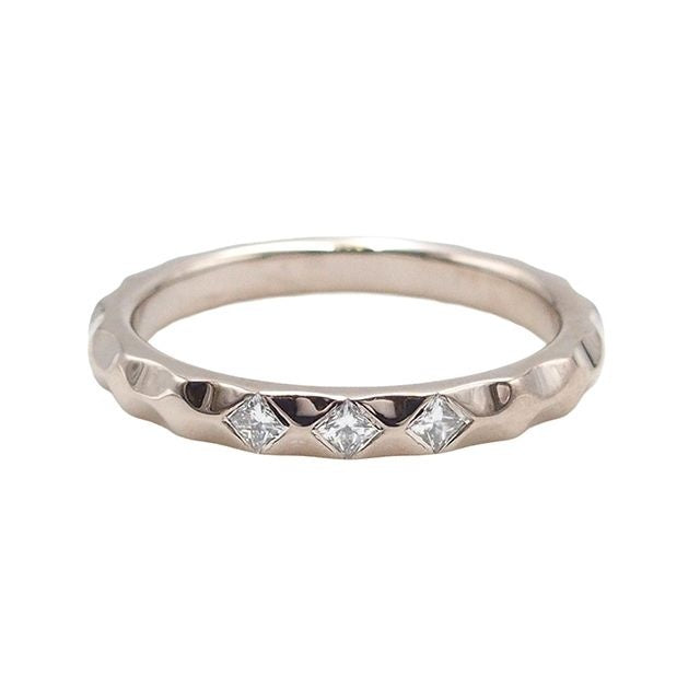 Louis Vuitton Monogram Infini White Gold 18K Diamond 52 Ring