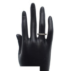 Louis Vuitton Monogram Infini White Gold 18K Diamond 52 Ring — view 8