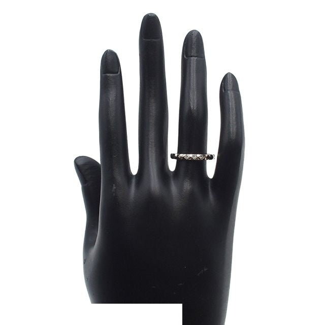 Louis Vuitton Monogram Infini White Gold 18K Diamond 52 Ring — view 8