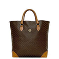Celine Tote Bag Brown Macadam A4 Leather