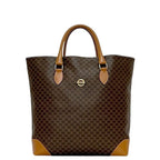 Celine Tote Bag Brown Macadam A4 Leather