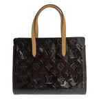 Louis Vuitton Catalina BB Patent Leather Tote Bag Brown — view 2