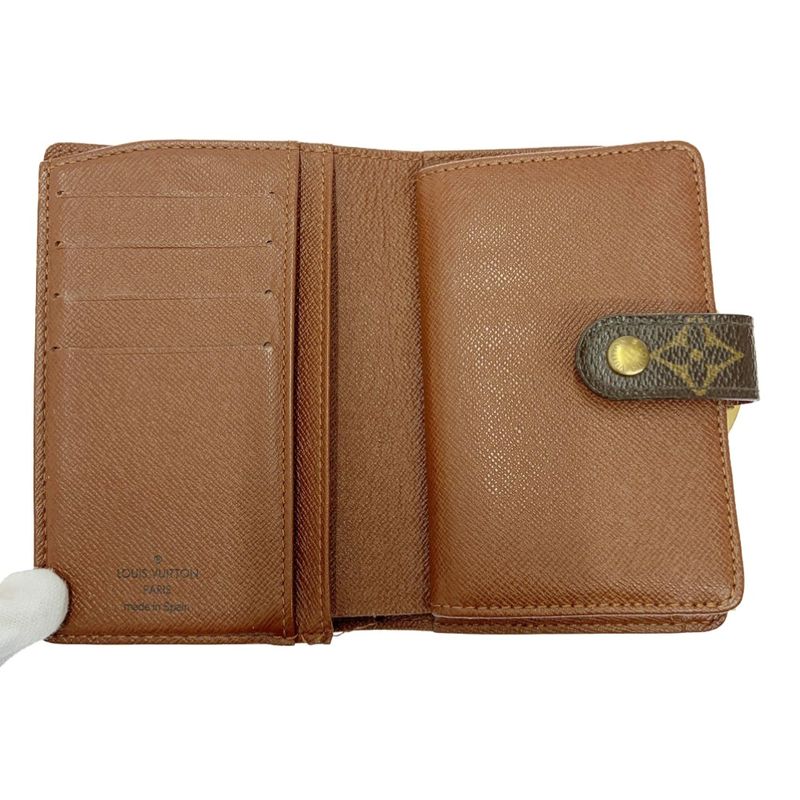 Louis Vuitton Monogram Porte Monnaie Vieviennois Brown Bifold — view 7