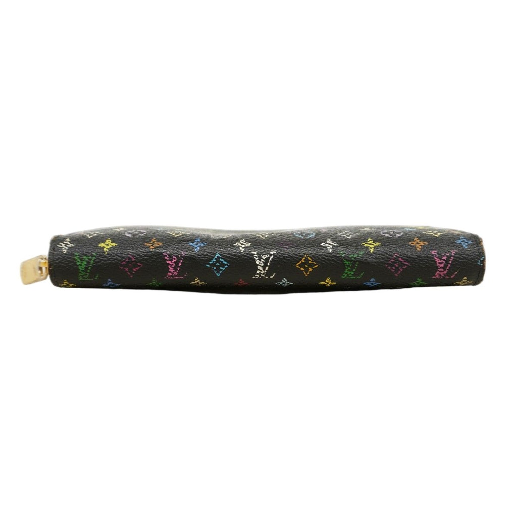 Louis Vuitton Wallet Monogram Multicolor Zippy Noir Grenade — view 2