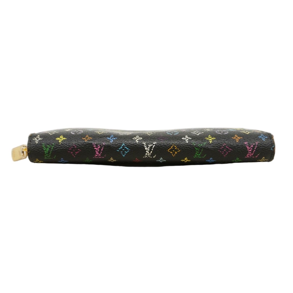 Louis Vuitton Wallet Monogram Multicolor Zippy Noir Grenade — view 2