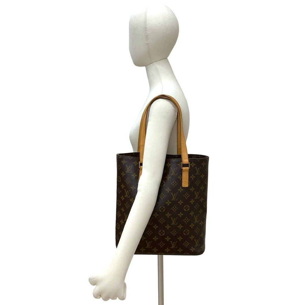 Louis Vuitton Vintage Vavin Monogram Leather Tote Shoulder Bag Brown — view 2
