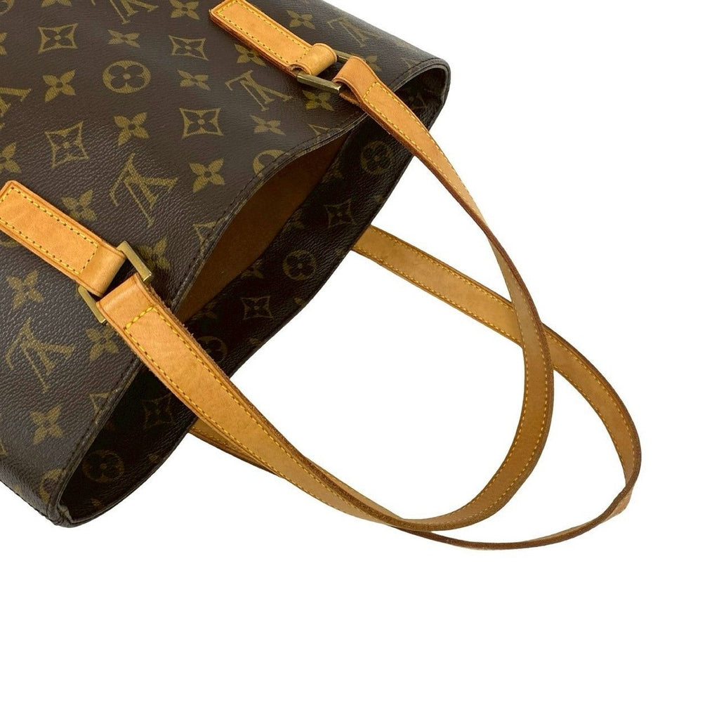 Louis Vuitton Vintage Vavin Monogram Leather Tote Shoulder Bag Brown — view 4