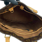 Louis Vuitton Vintage Vavin Monogram Leather Tote Shoulder Bag Brown — view 9