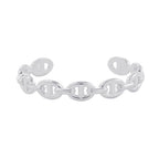 Hermes Bracelet Chaine D'ancre Bangle Silver