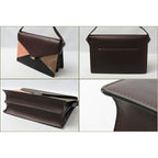 Celine Shoulder Bag Clutch pfb.28 bd Burgundy with Strap 2-Way — view 2