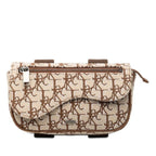 Dior Cactus Jack Travis Scott Saddle Arm Pouch Brown Canvas Leather