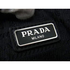 Prada Tessuto Nylon Mini Pouch Multi Case Black — view 4