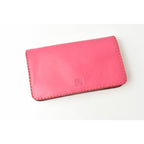 Loewe Clutch Bag Second Pouch Lamb Leather Anagram Fuchsia — view 2