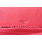 Loewe Clutch Bag Second Pouch Lamb Leather Anagram Fuchsia — view 7