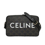Celine Shoulder Bag Messenger Black Triomphe