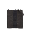 Hermes Her Line Crossbody Shoulder Bag Pochette Gray Black Canvas