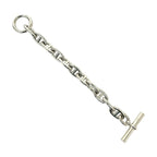 Hermes Chaine D'ancre TGM 11 Links Chain Bracelet Silver — view 6