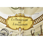 Hermes Scarf Carre 90 Walk to Long Chien la Promenade de Longchamps Silk Light — view 5