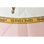 Hermes Scarf Carre 90 Walk to Long Chien la Promenade de Longchamps Silk Light — view 6