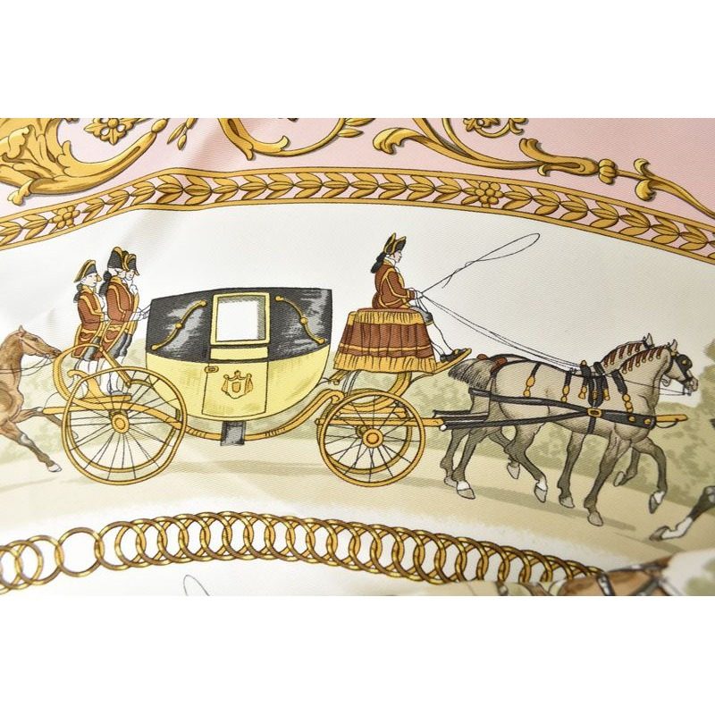 Hermes Scarf Carre 90 Walk to Long Chien la Promenade de Longchamps Silk Light — view 7