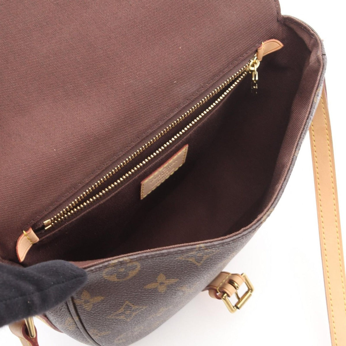 Louis Vuitton Shoulder Bag Cite GM Canvas Leather Chien T-Shirt — view 3
