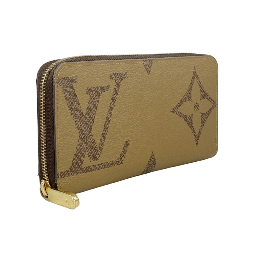 Louis Vuitton Wallet Monogram Giant Reverse Zippy Brown — view 2