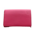 Loewe Anag Lambskin Bifold Wallet Pink SS