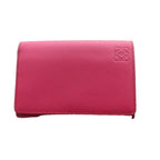 Loewe Anag Lambskin Bifold Wallet Pink SS