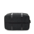 Celine Vintage Boston Black Macadam Canvas Shoulder Bag — view 6