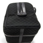 Celine Vintage Boston Black Macadam Canvas Shoulder Bag — view 7