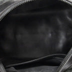 Celine Vintage Boston Black Macadam Canvas Shoulder Bag — view 9