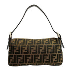 Fendi Vintage Mamma Bucket Zucca FF Pattern Leather Canvas — view 3