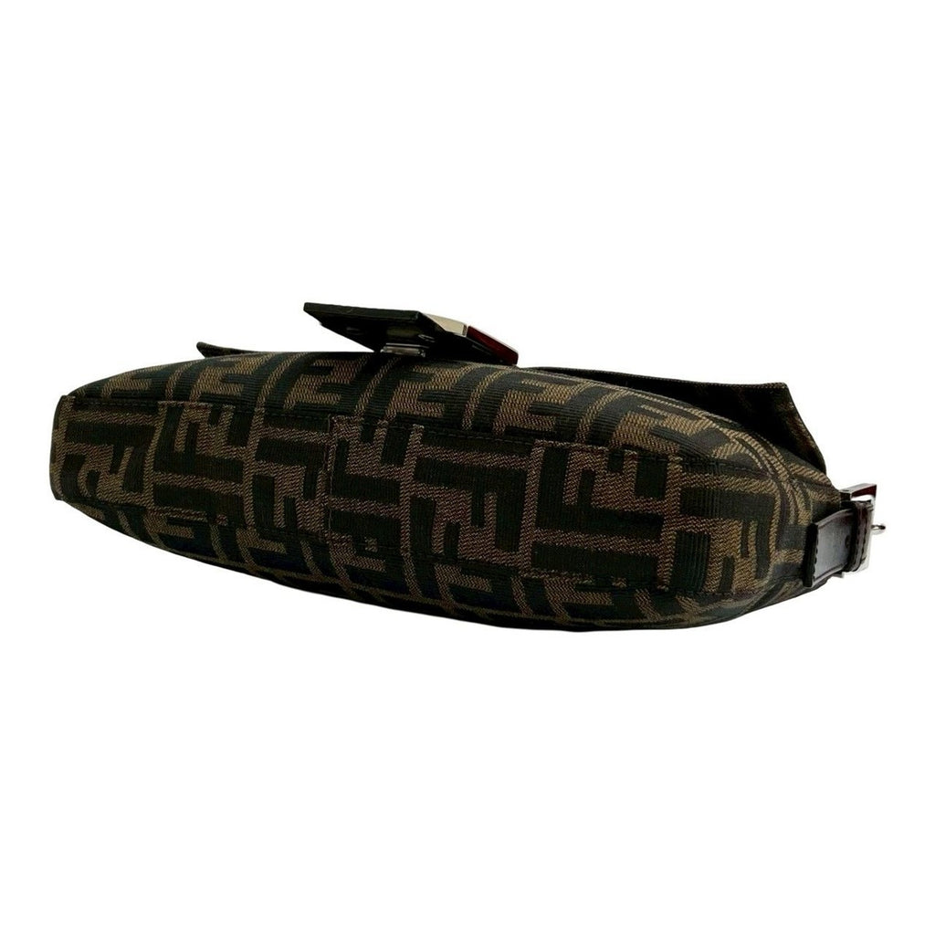 Fendi Vintage Mamma Bucket Zucca FF Pattern Leather Canvas — view 8