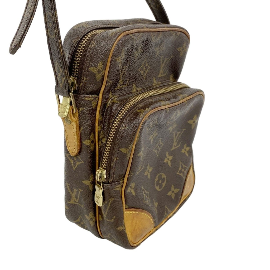 Louis Vuitton Shoulder Bag Monogram Amazon Brown — view 2