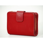 Prada Nylon Fold Wallet Compact Red — view 2