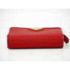 Prada Nylon Fold Wallet Compact Red — view 3