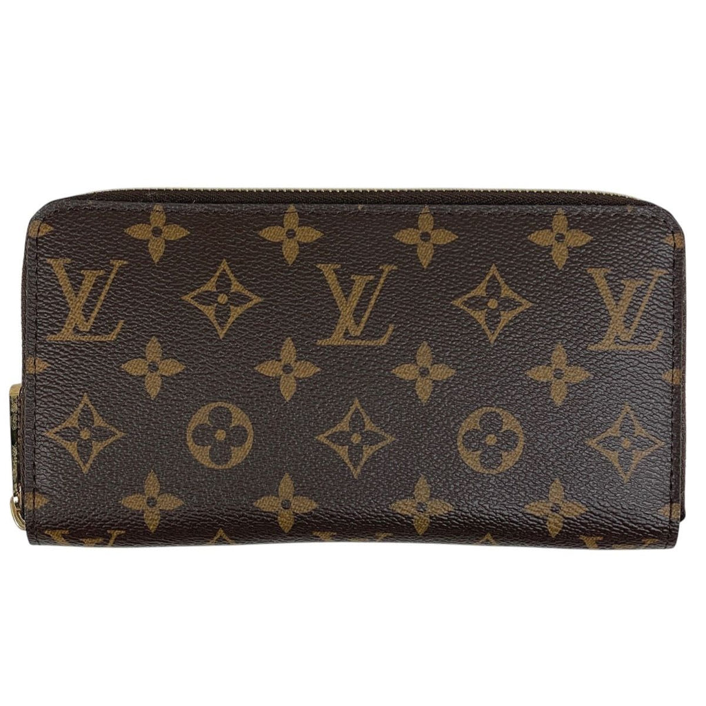 Louis Vuitton Zippy Wallet Round Zip Monogram Brown