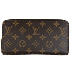 Louis Vuitton Zippy Wallet Round Zip Monogram Brown