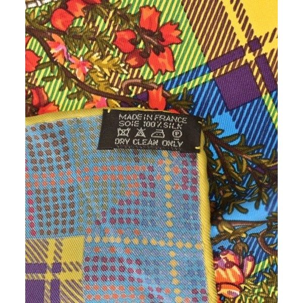 Hermes Bandana Scarf Orange — view 6