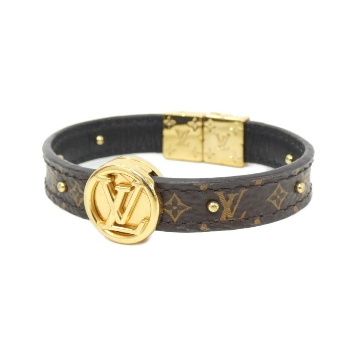 Louis Vuitton Monogram Bracelet LV Circle Reversible 17 cm