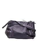 Bottega Veneta Crossbody Bag Purple Leather
