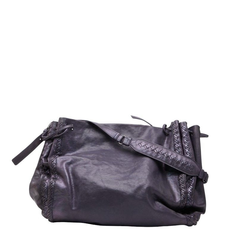 Bottega Veneta Crossbody Bag Purple Leather — view 2