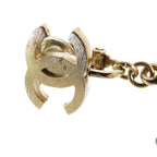 Chanel CC Logo Star Earrings Gold Metal Resin Glitter — view 5