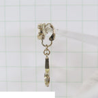Chanel CC Logo Star Earrings Gold Metal Resin Glitter — view 8