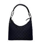 Gucci Shoulder Bag Black GG Canvas