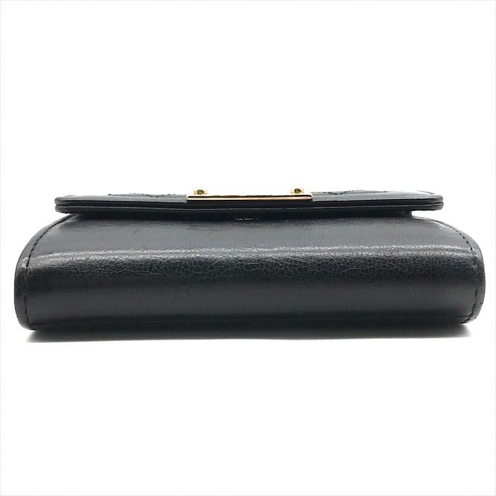 Chanel Logo Quilted Wallet Coin Case Black — view 2