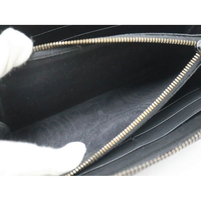Bottega Veneta Wallet Intrecciato Black Leather — view 5