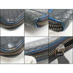 Bottega Veneta Wallet Intrecciato Black Leather — view 6