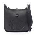 Hermes Shoulder Bag Evelyne 3 Trois GM Black Leather